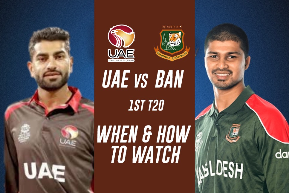 UAE vs BAN Live Streaming: تبدأ مباراة الإمارات العربية المتحدة وبنغلاديش 1 T20 يوم الأحد الساعة 7:30 مساءً: تابع البث المباشر